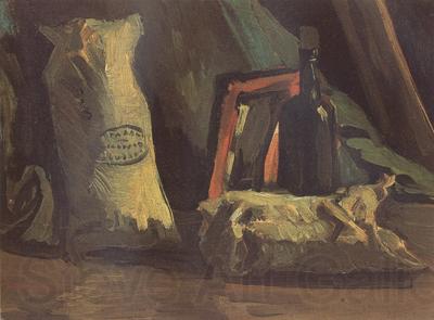 Vincent Van Gogh Still Life with Two Sacks and a Bottle (nn040